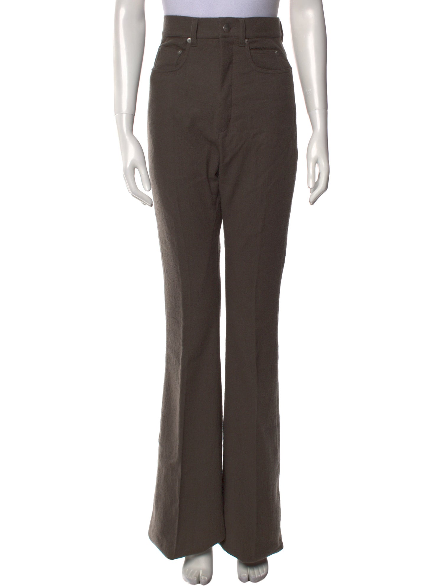 Rick Owens Wool Wide Leg Pants