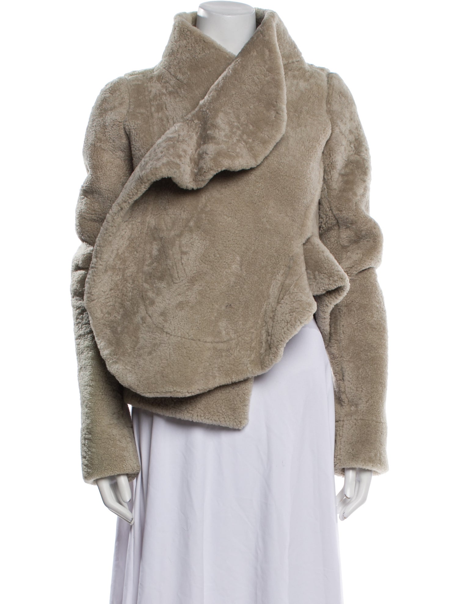 Rick Owens Fur Faux Fur Coat