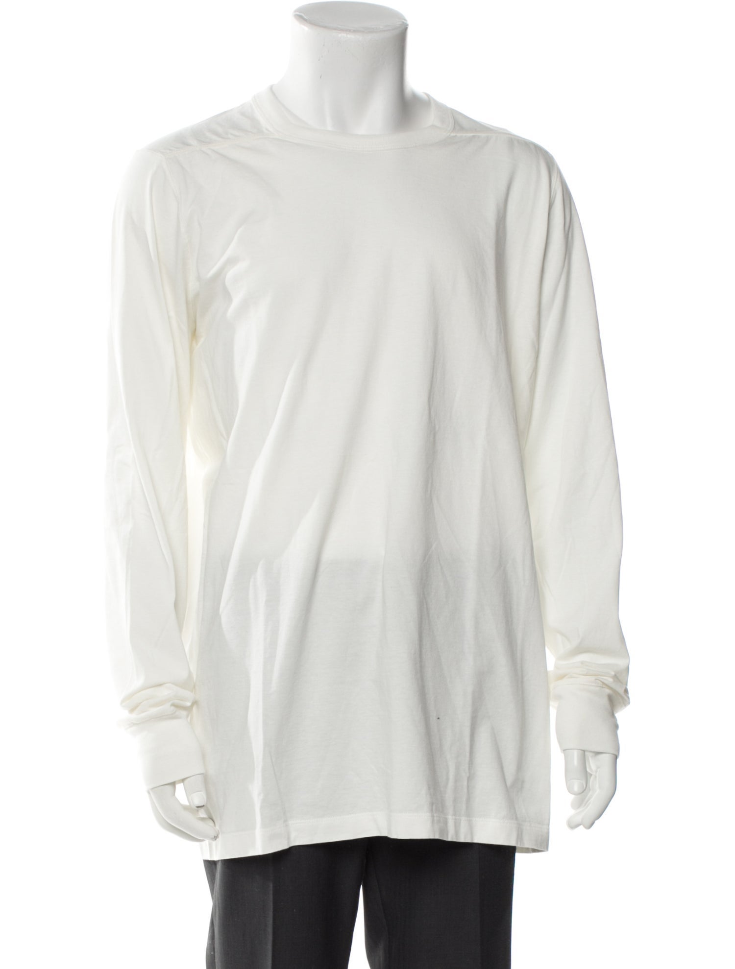 Rick Owens Crew Neck Long Sleeve T-Shirt