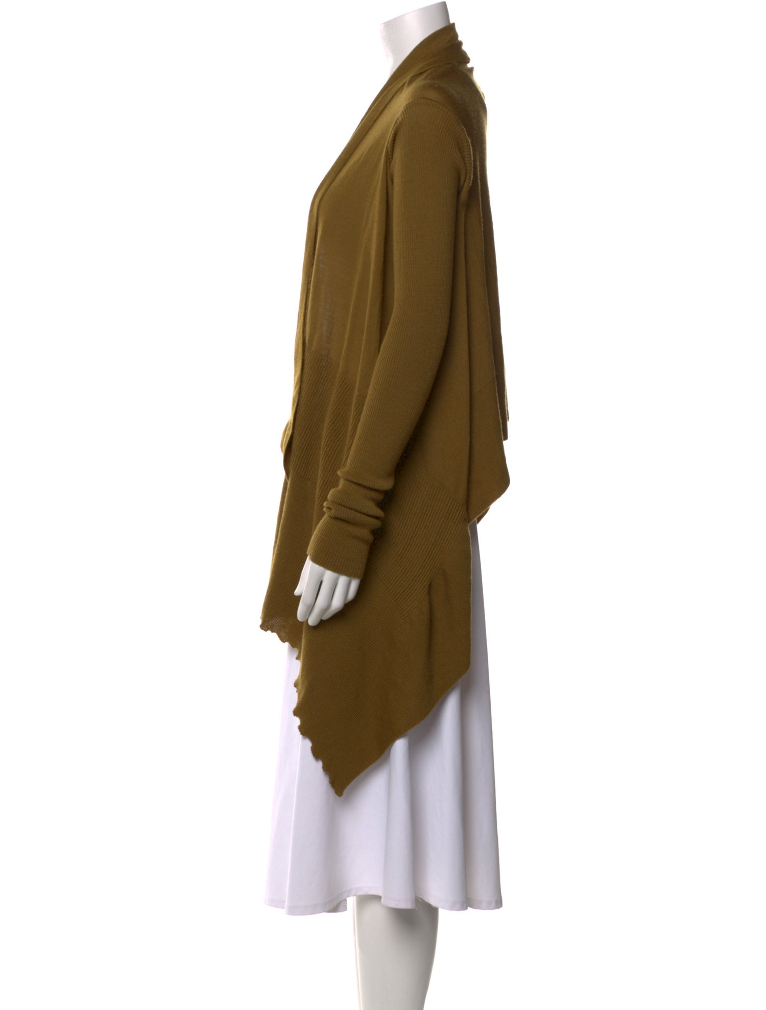 Rick Owens Virgin Wool Cowl Neck Sweater