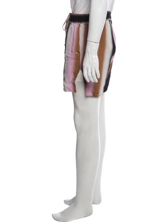 Rick Owens Striped Jogger Shorts