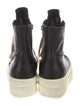 Rick Owens Leather Lace-Up Boots