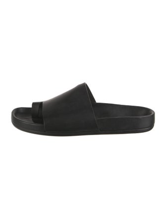 Rick Owens Leather Slides
