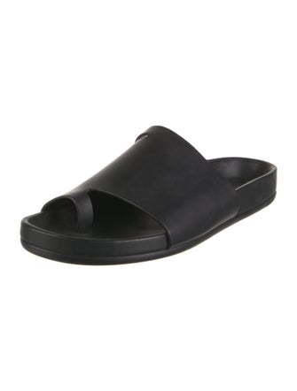 Rick Owens Leather Slides