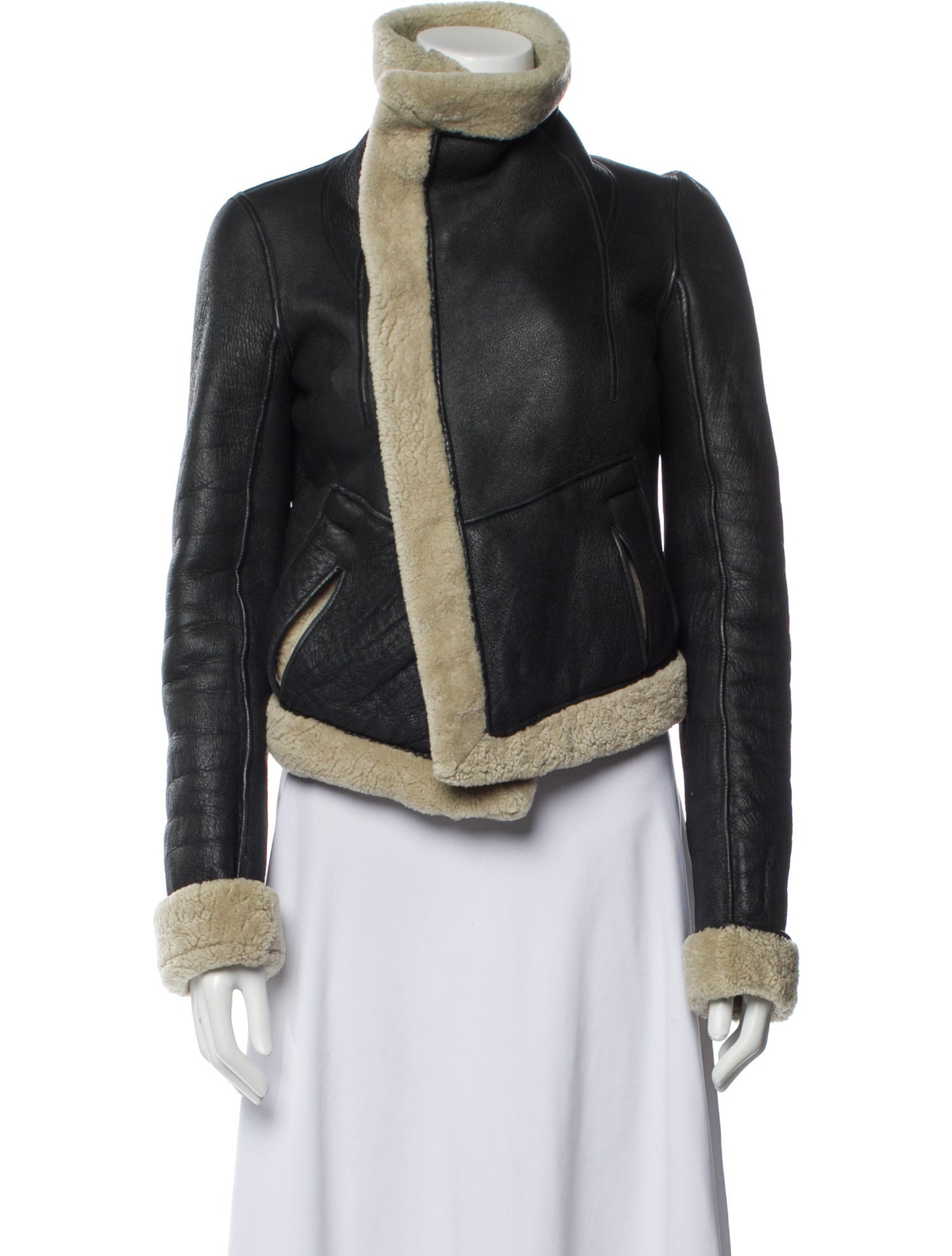 Rick Owens Leather Biker Jacket