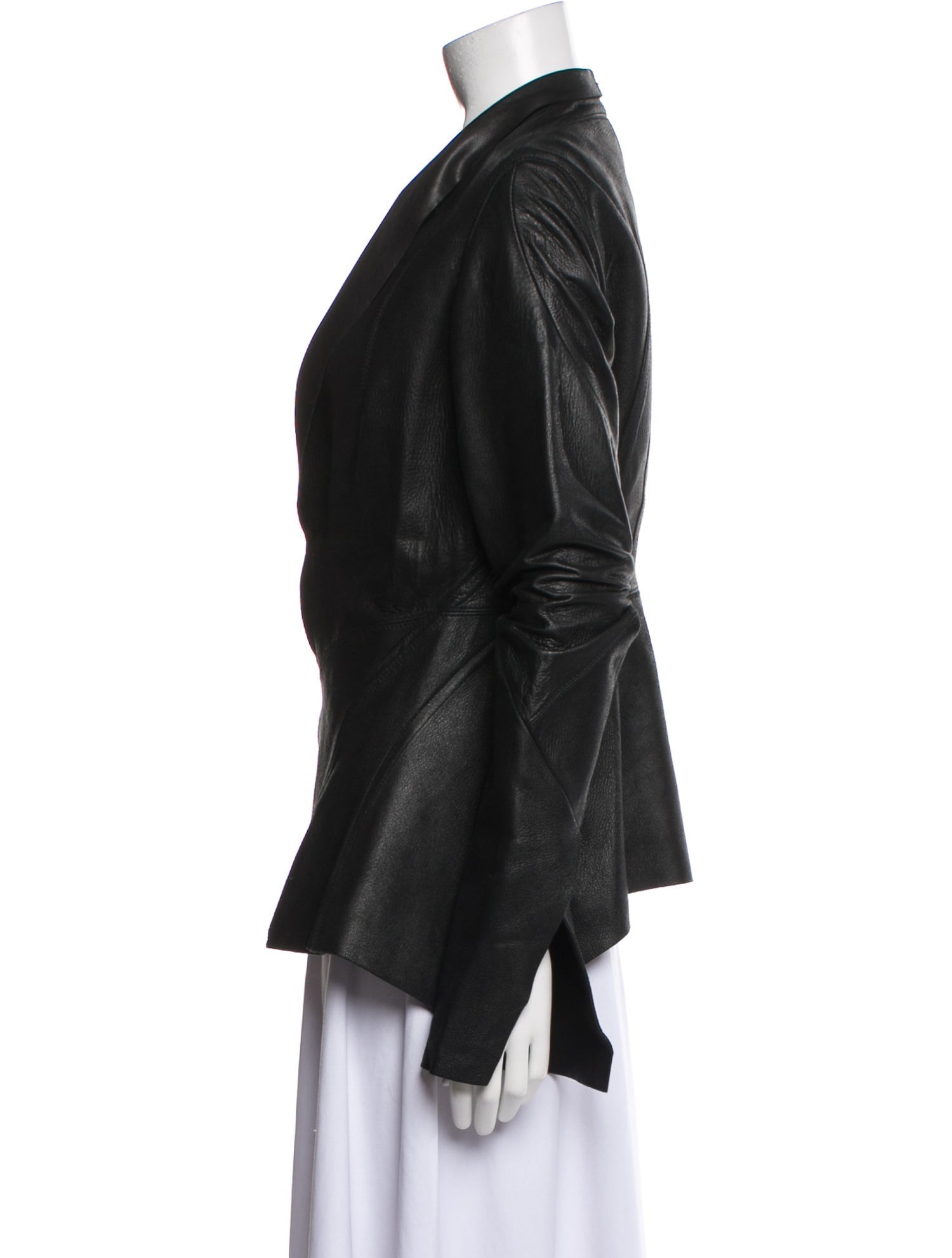 Rick Owens Leather Biker Jacket