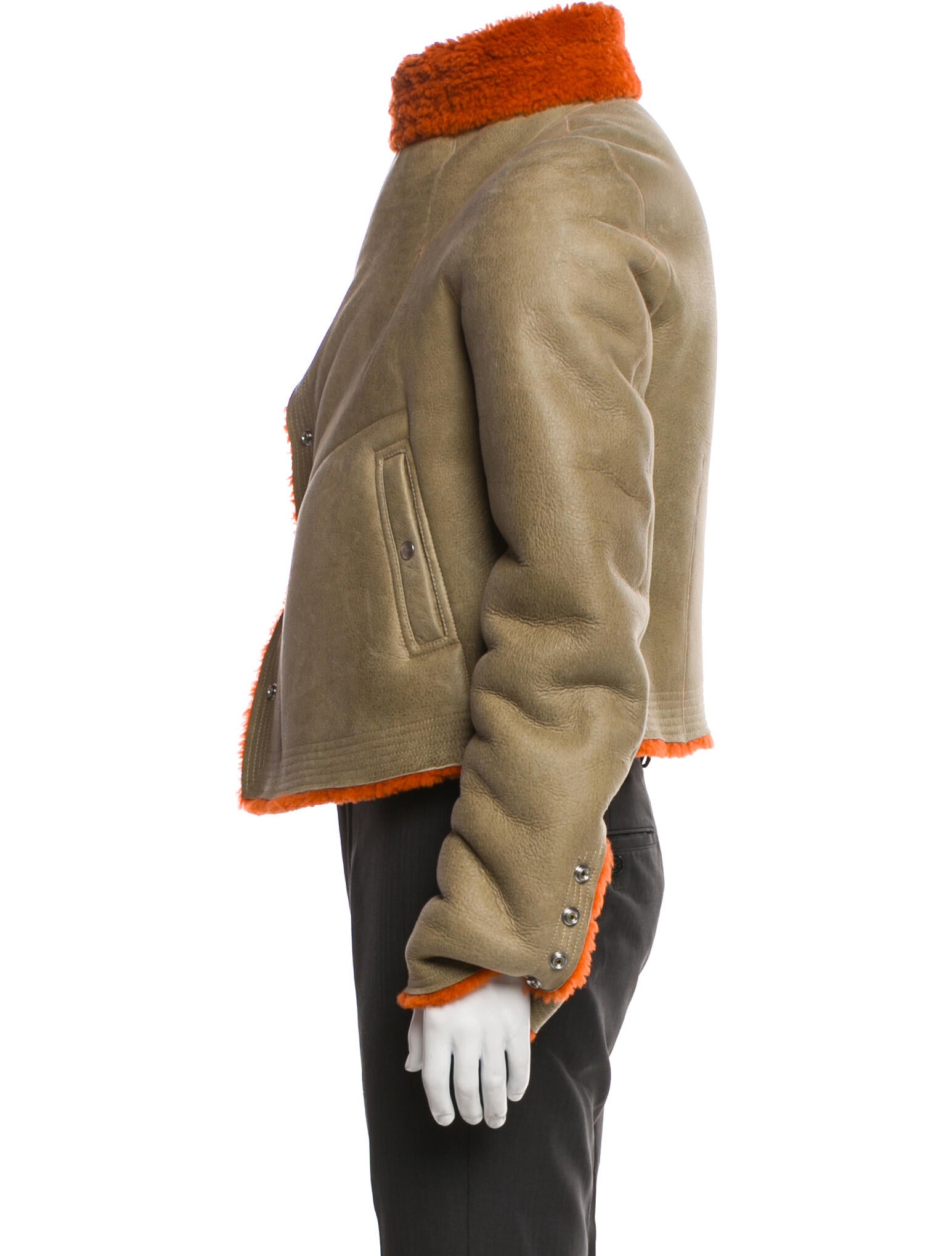 Rick Owens Shearling Faux Fur Jacket