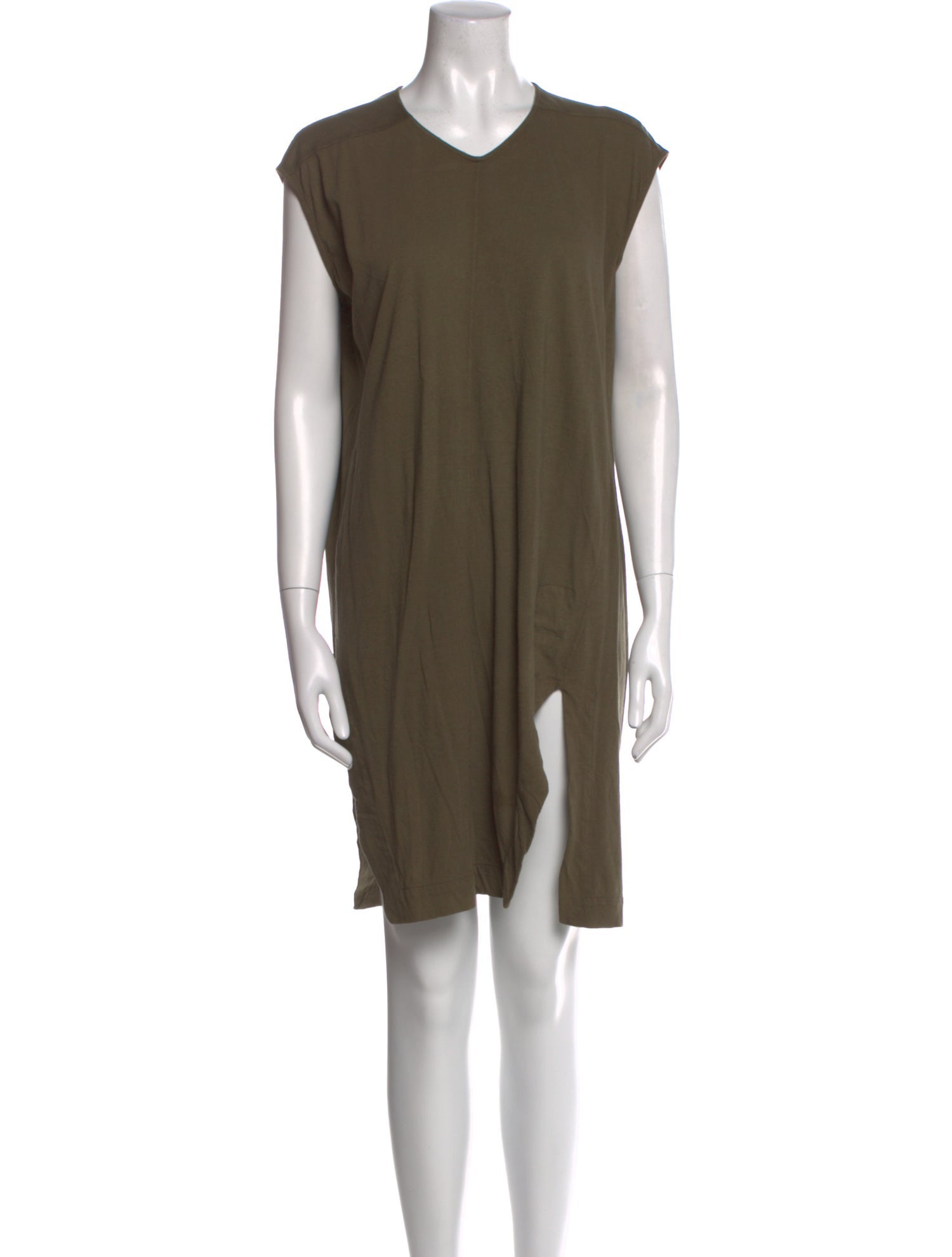 Rick Owens V-Neck Mini Dress