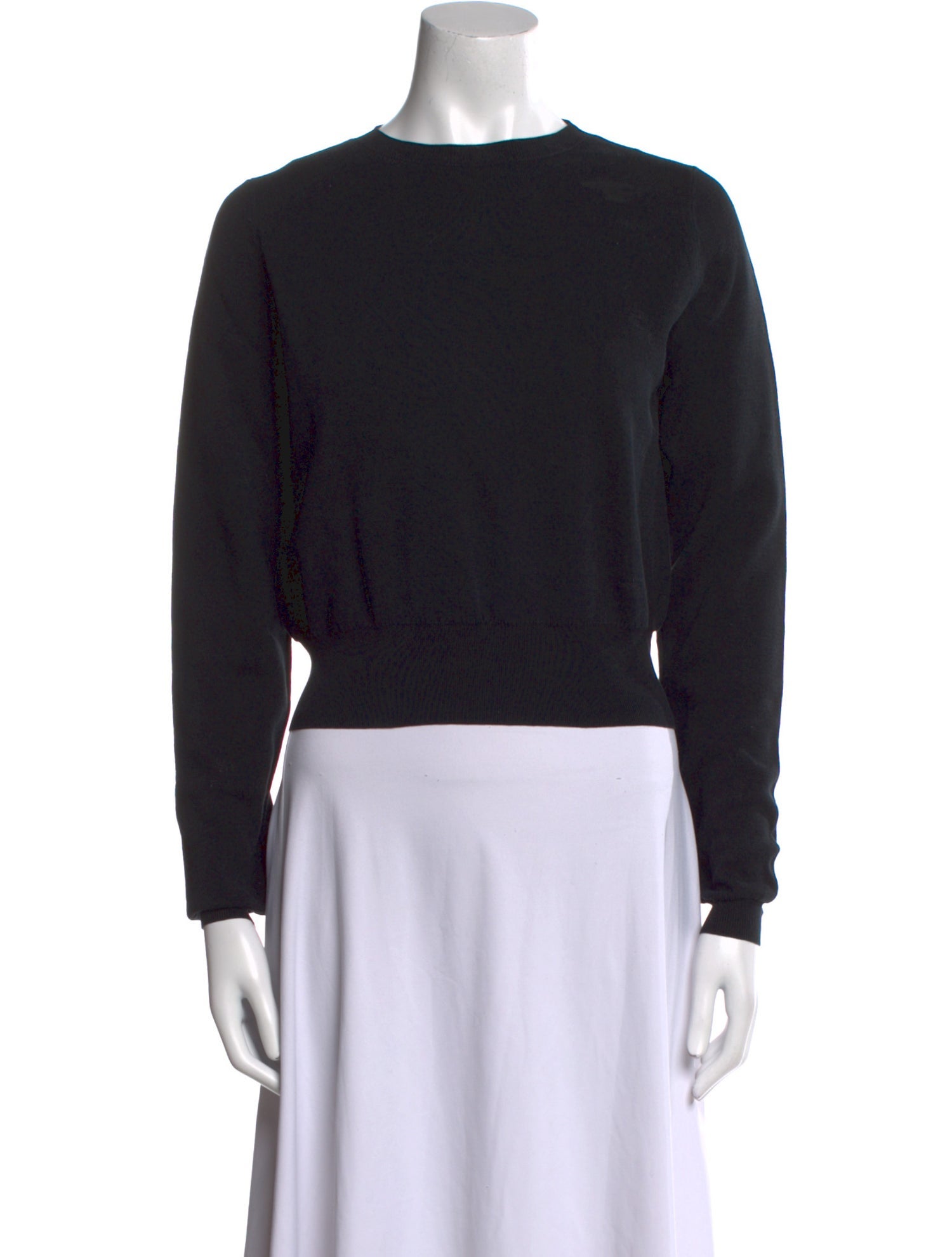 Rick Owens Crew Neck Long Sleeve Sweatshirt