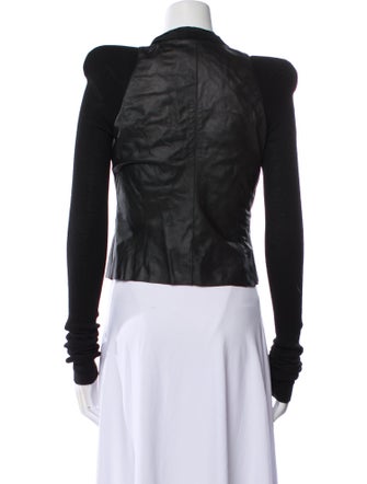 Rick Owens 2021 'Phlegethon' Cobra Biker Biker Jacket