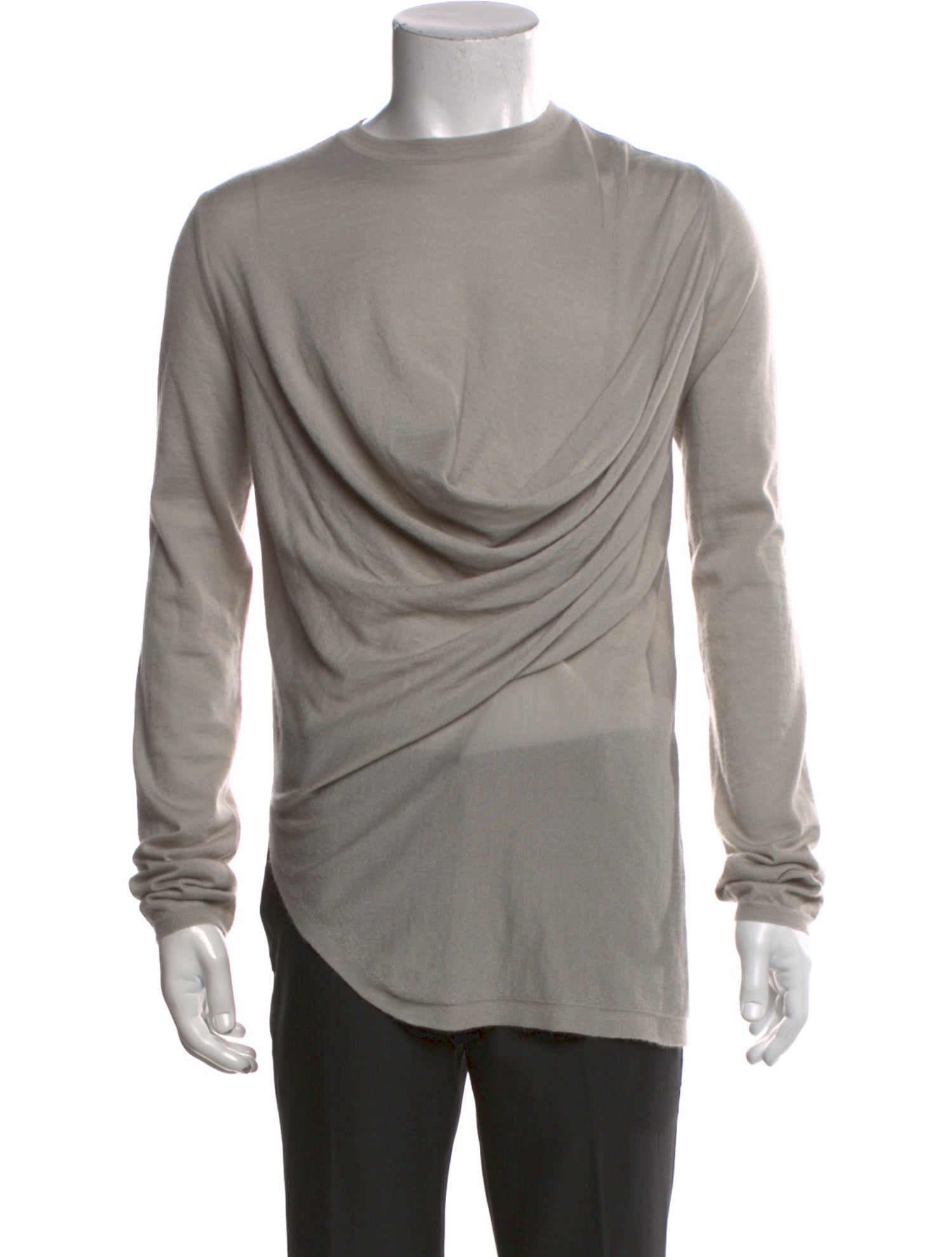 Rick Owens Cashmere Crew Neck Pullover