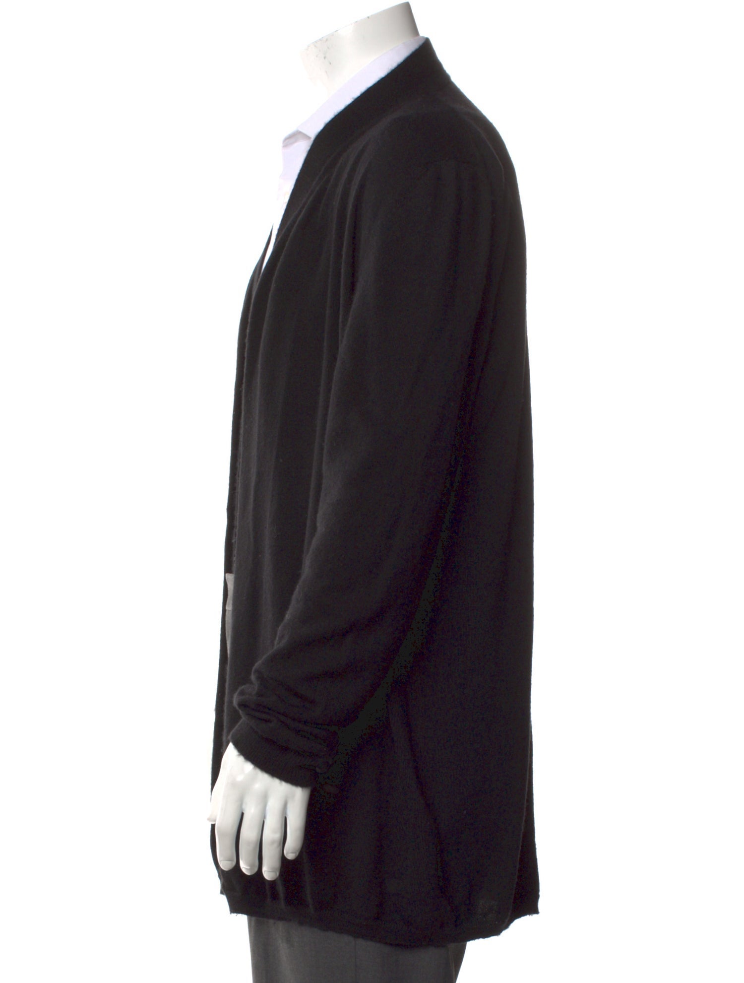 Rick Owens Cashmere Open Front Cardigan