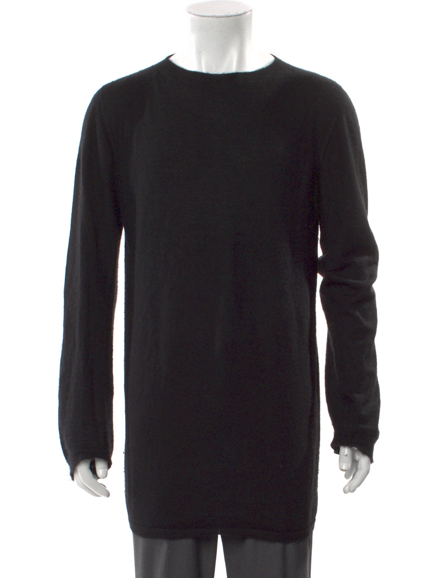 Rick Owens Crew Neck Long Sleeve Pullover