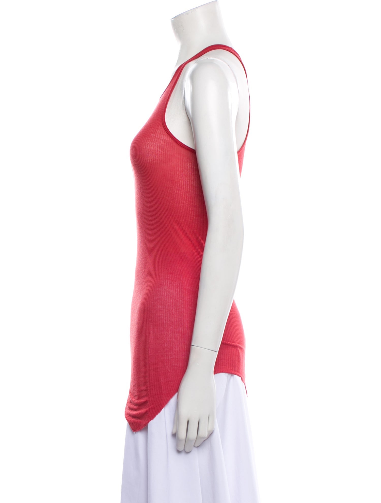 Rick Owens Scoop Neck Sleeveless Top