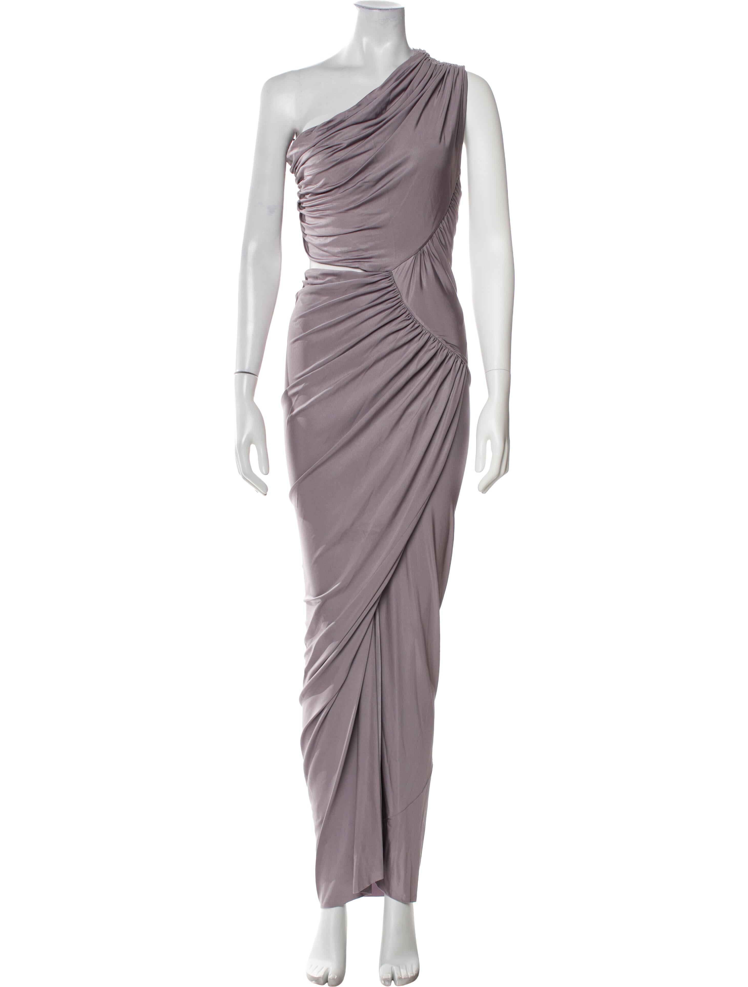 Rick Owens One-Shoulder Long Dress