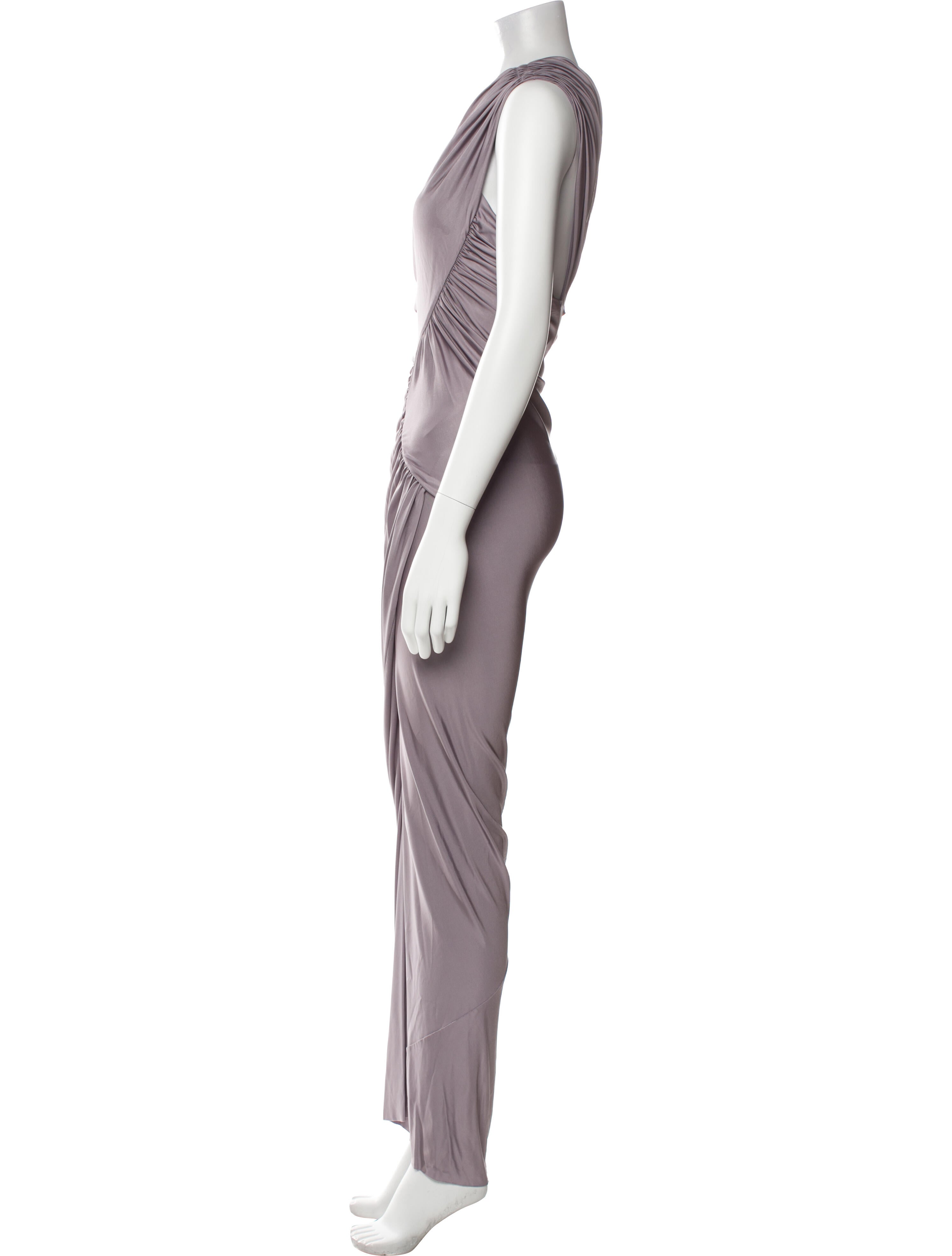 Rick Owens One-Shoulder Long Dress