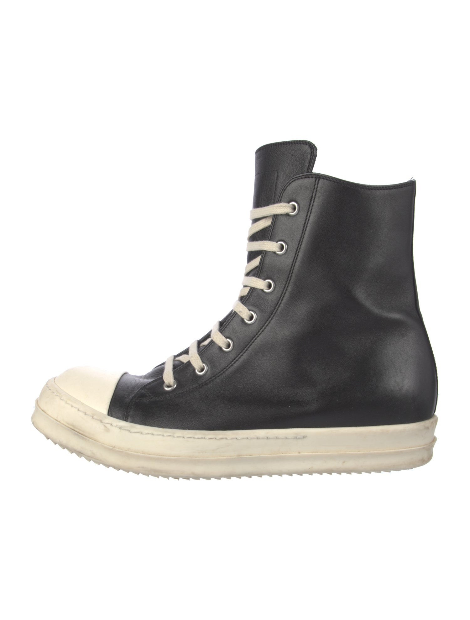 Rick Owens Leather Sneakers