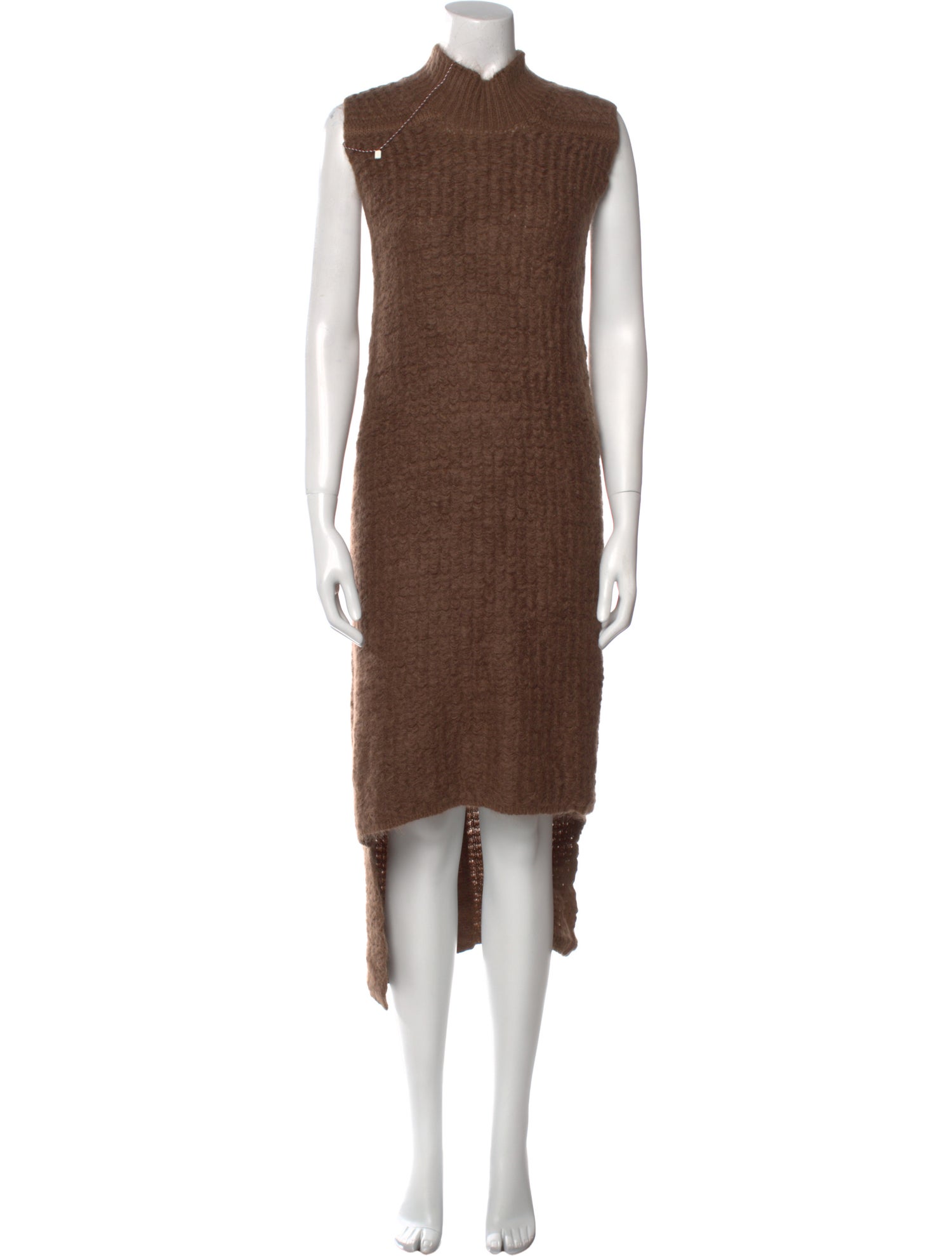 Rick Owens Mock Neck Midi Length Dress w/ Tags