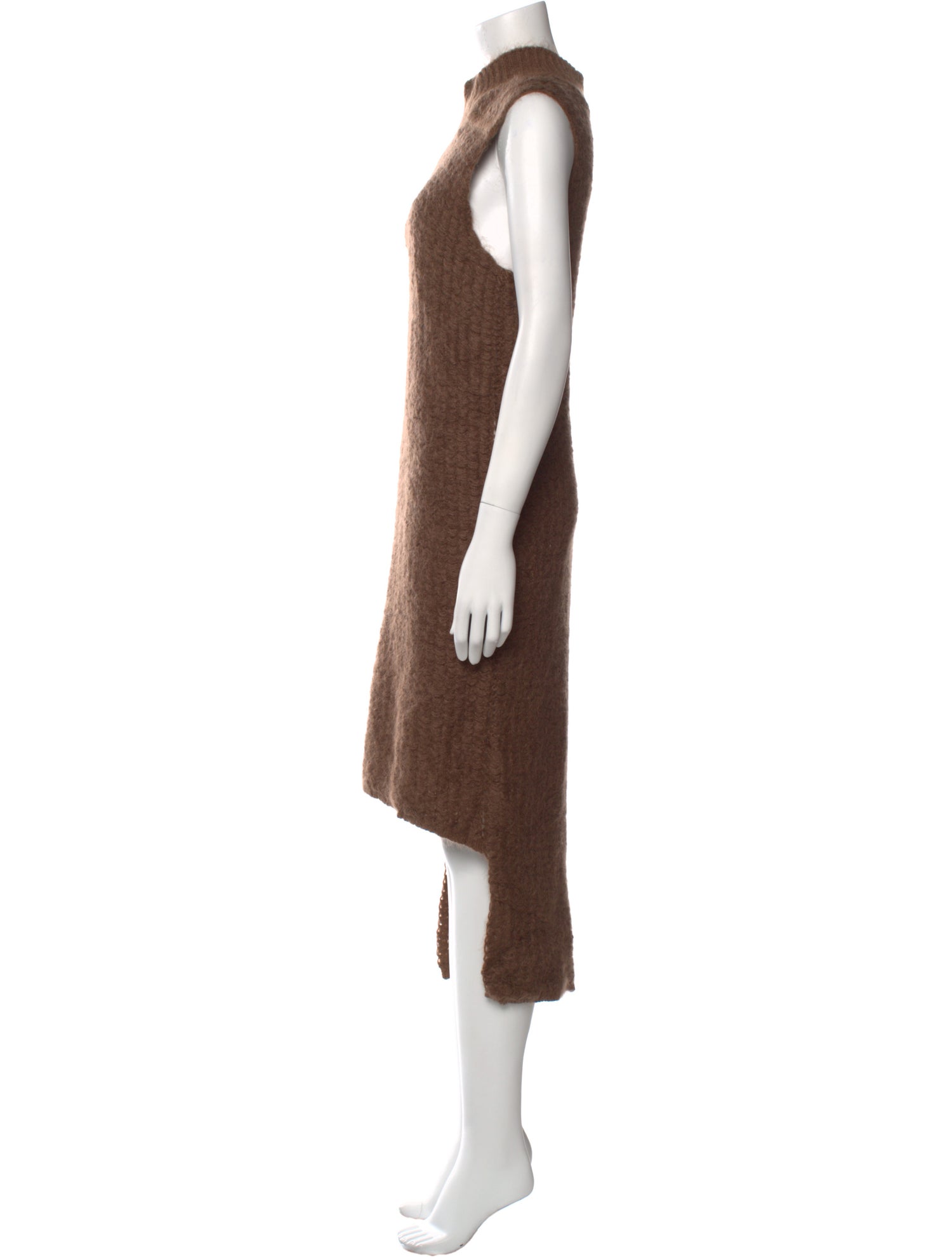 Rick Owens Mock Neck Midi Length Dress w/ Tags