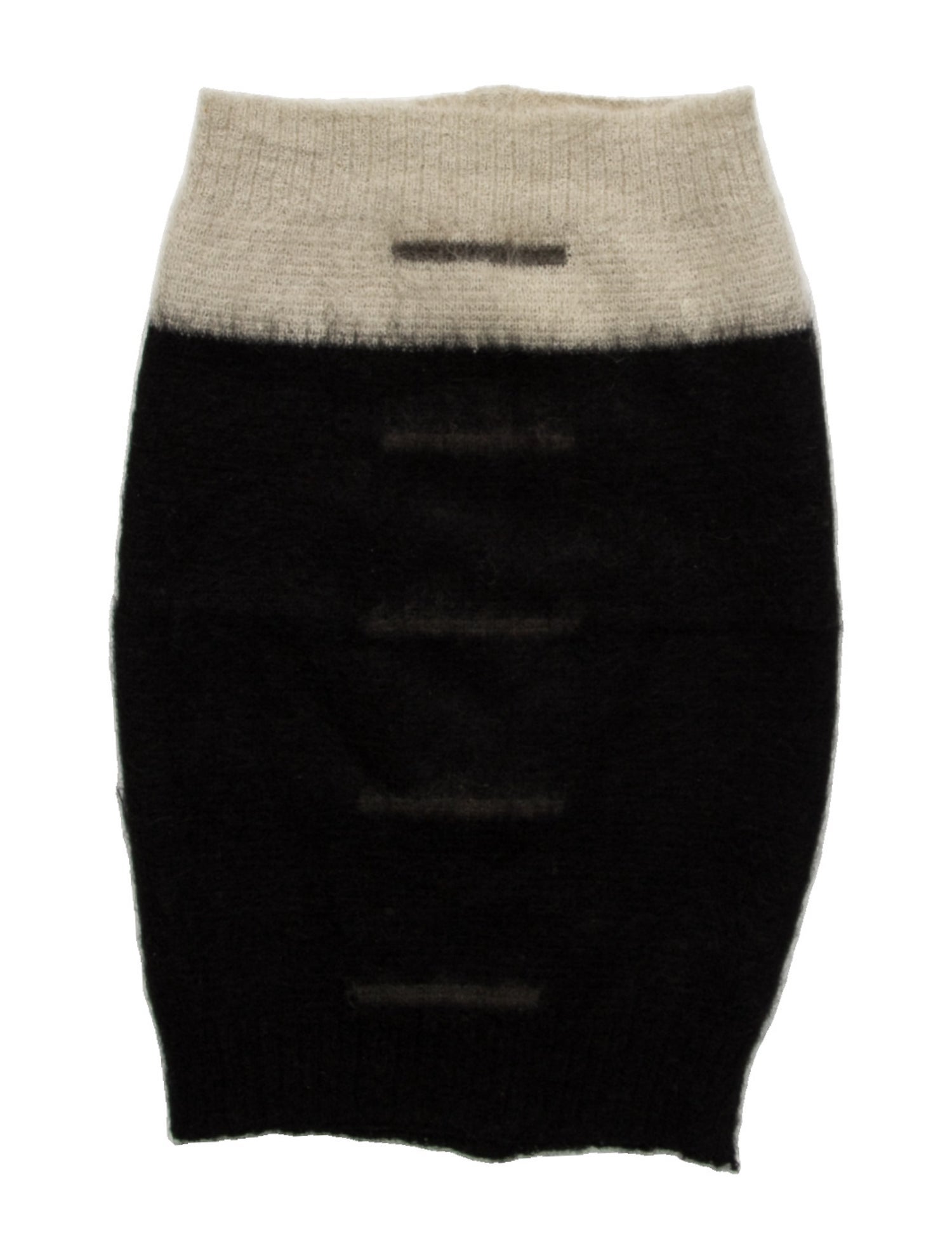 Rick Owens Silk Colorblock Pattern Scarf