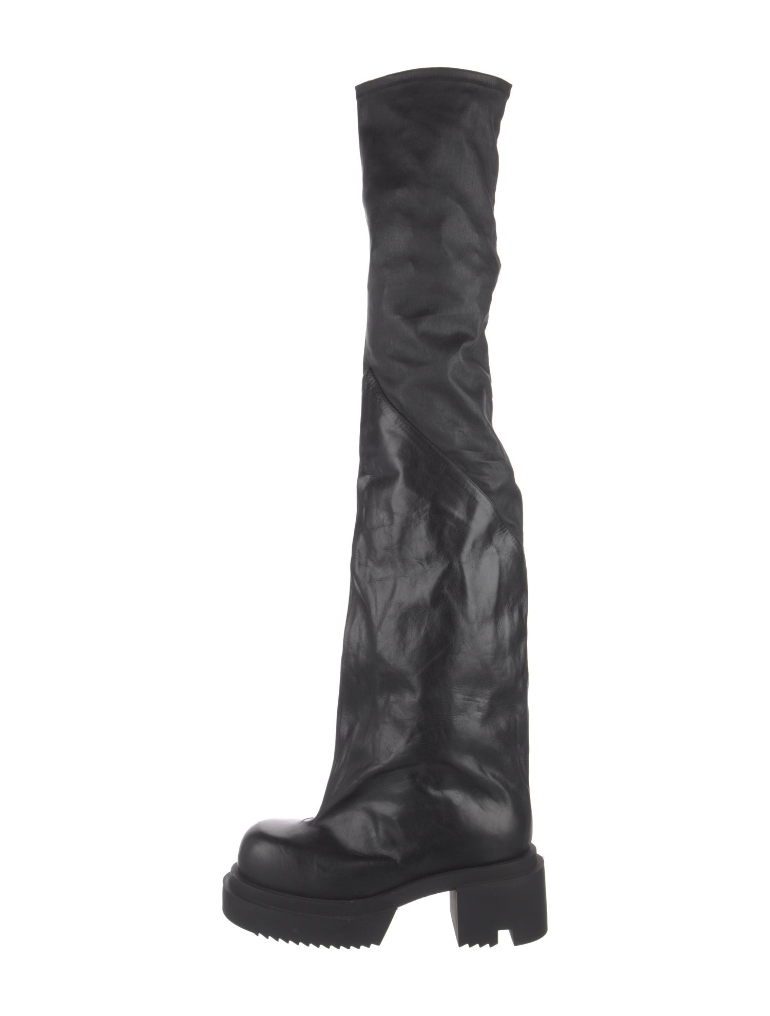 Rick Owens Leather Boots