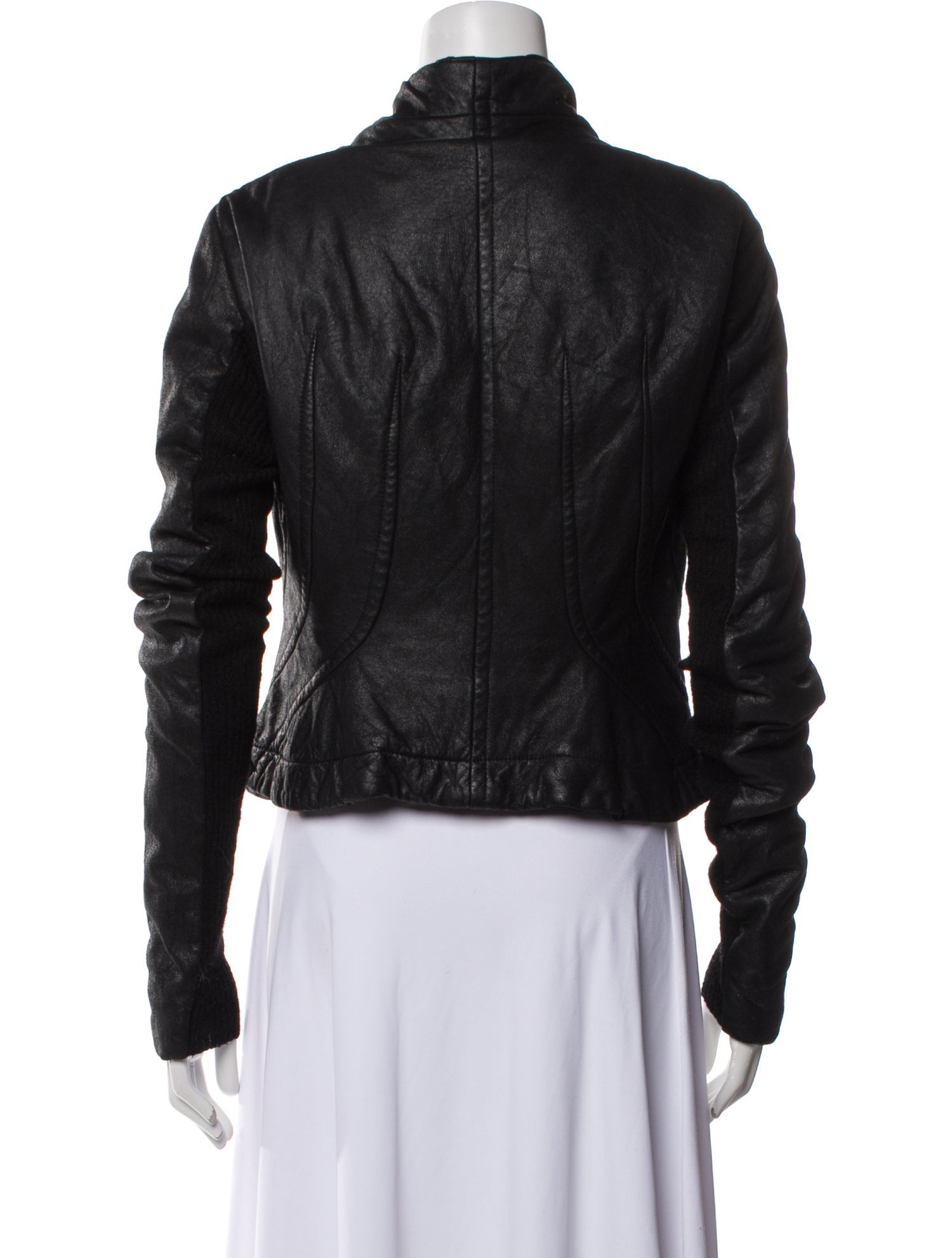Rick Owens Leather Biker Jacket