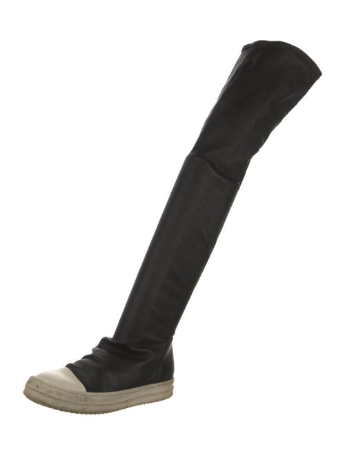Rick Owens Leather Sock Boots