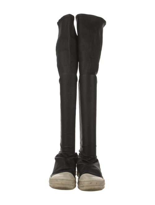 Rick Owens Leather Sock Boots