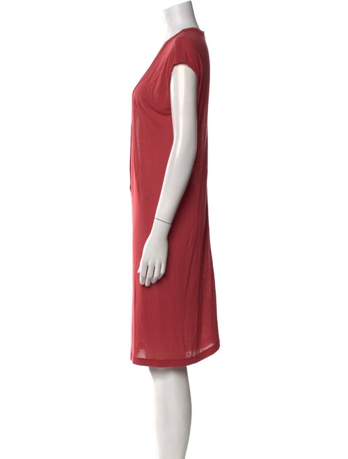 Rick Owens V-Neck Knee-Length Dress