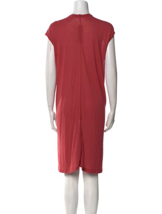 Rick Owens V-Neck Knee-Length Dress