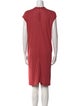 Rick Owens V-Neck Knee-Length Dress