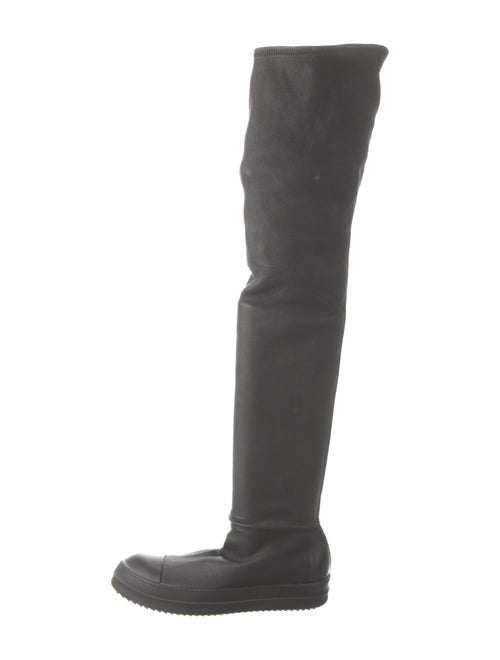 Rick Owens Leather Sock Boots