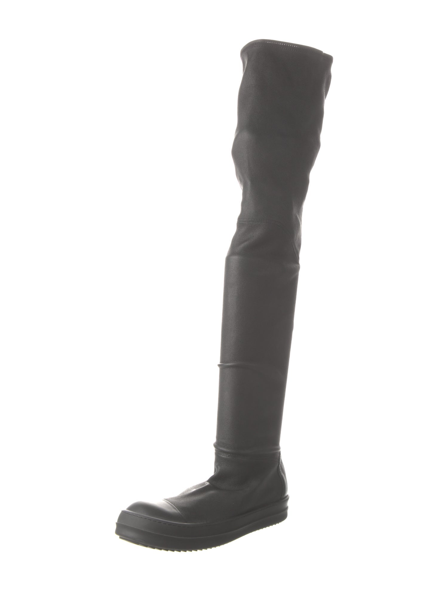 Rick Owens Leather Sock Boots