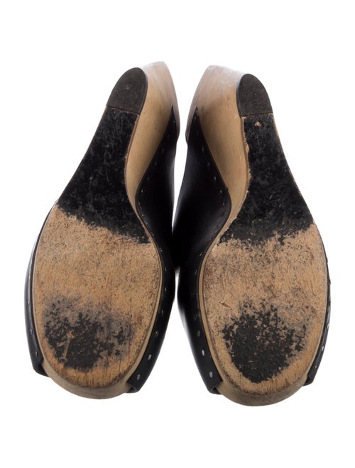 Rick Owens Leather Studded Accents Mules