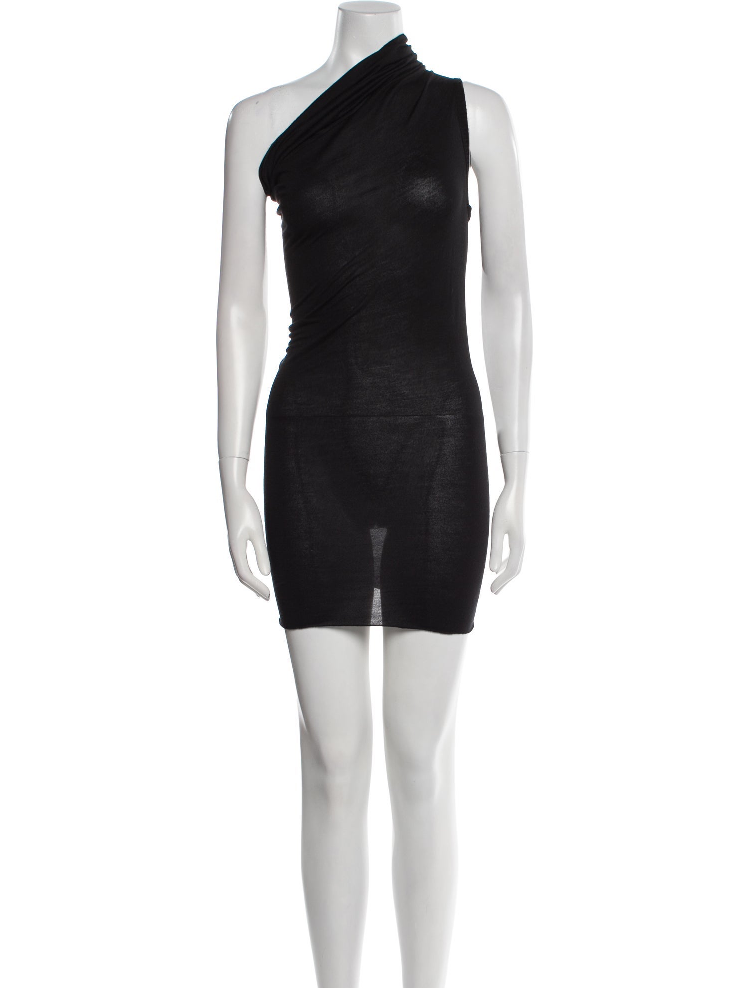 Rick Owens One-Shoulder Knee-Length Dress
