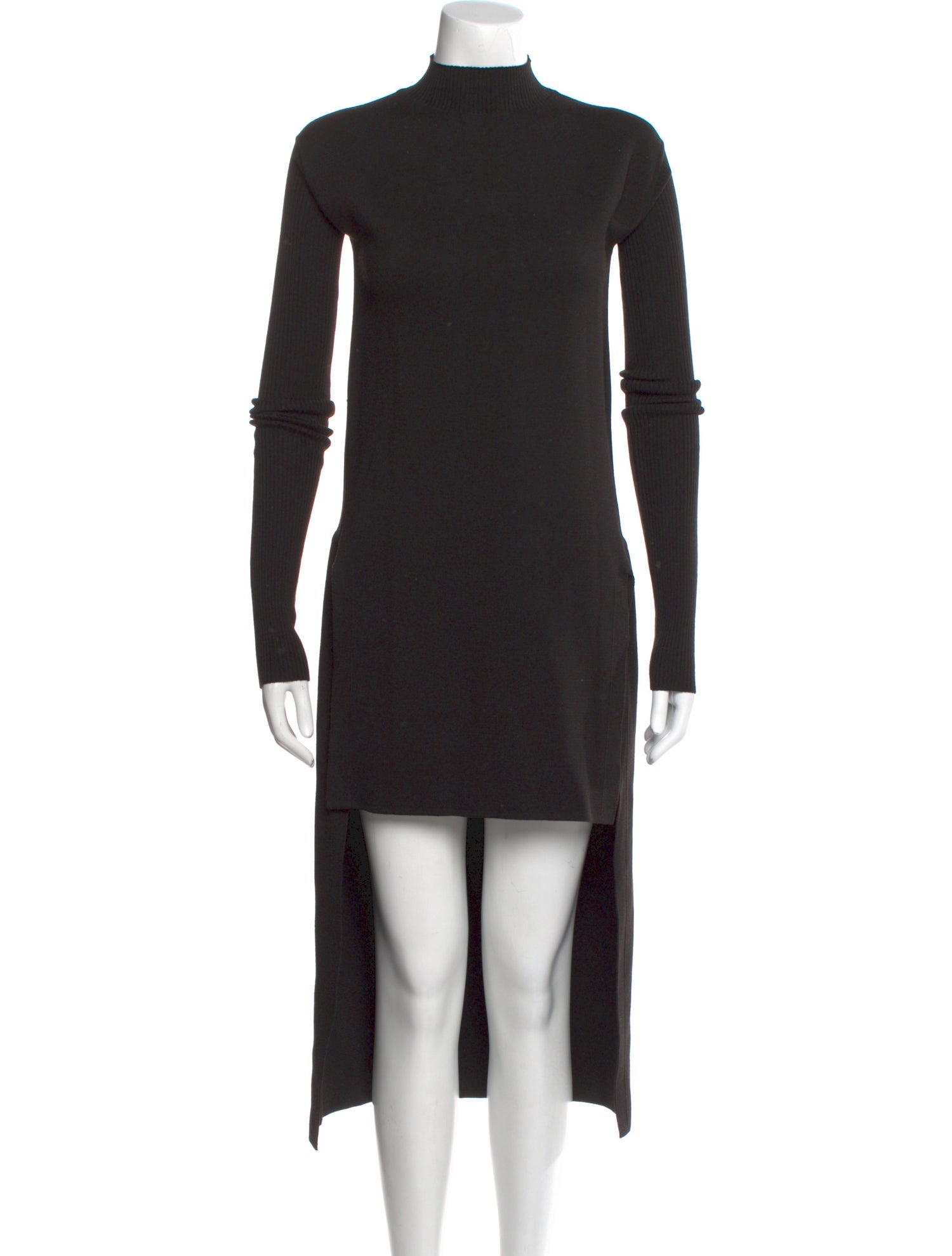 Rick Owens Turtleneck Midi Length Dress