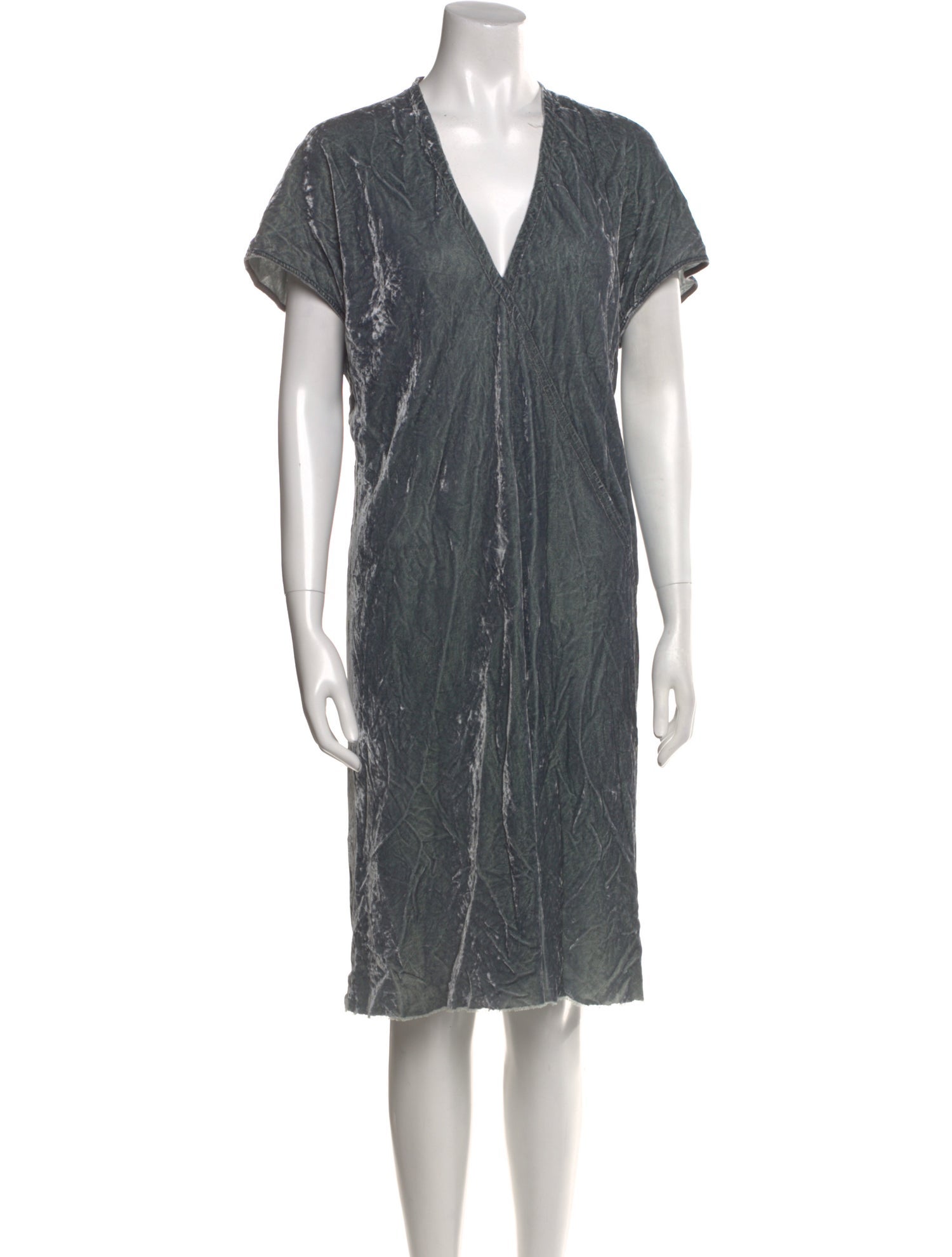 Rick Owens V-Neck Knee-Length Dress