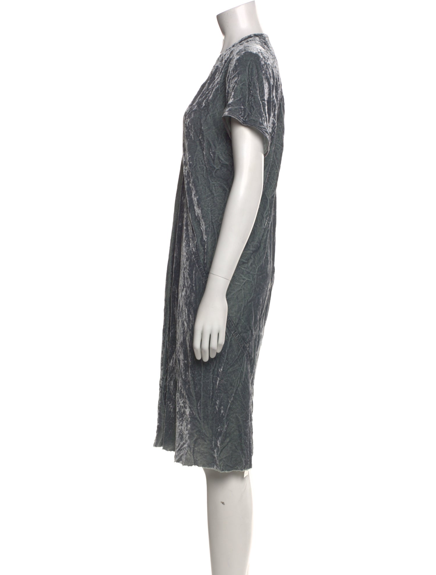 Rick Owens V-Neck Knee-Length Dress