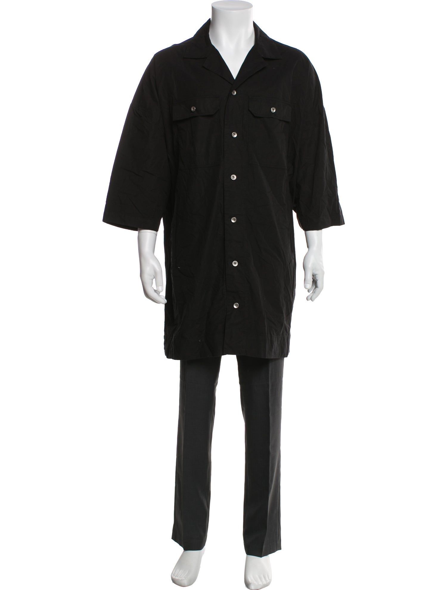 Rick Owens Three-Quarter Sleeve Shirt