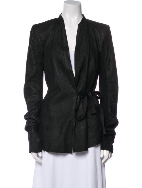 Rick Owens Leather Blazer