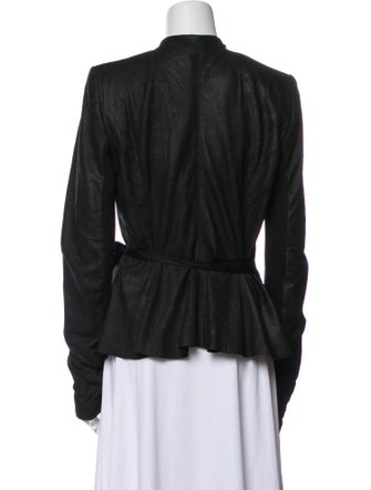 Rick Owens Leather Blazer