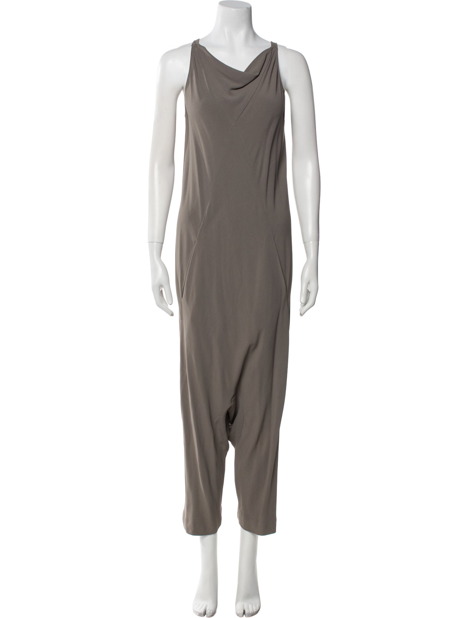 Rick Owens Cowl Neck Jumpsuit