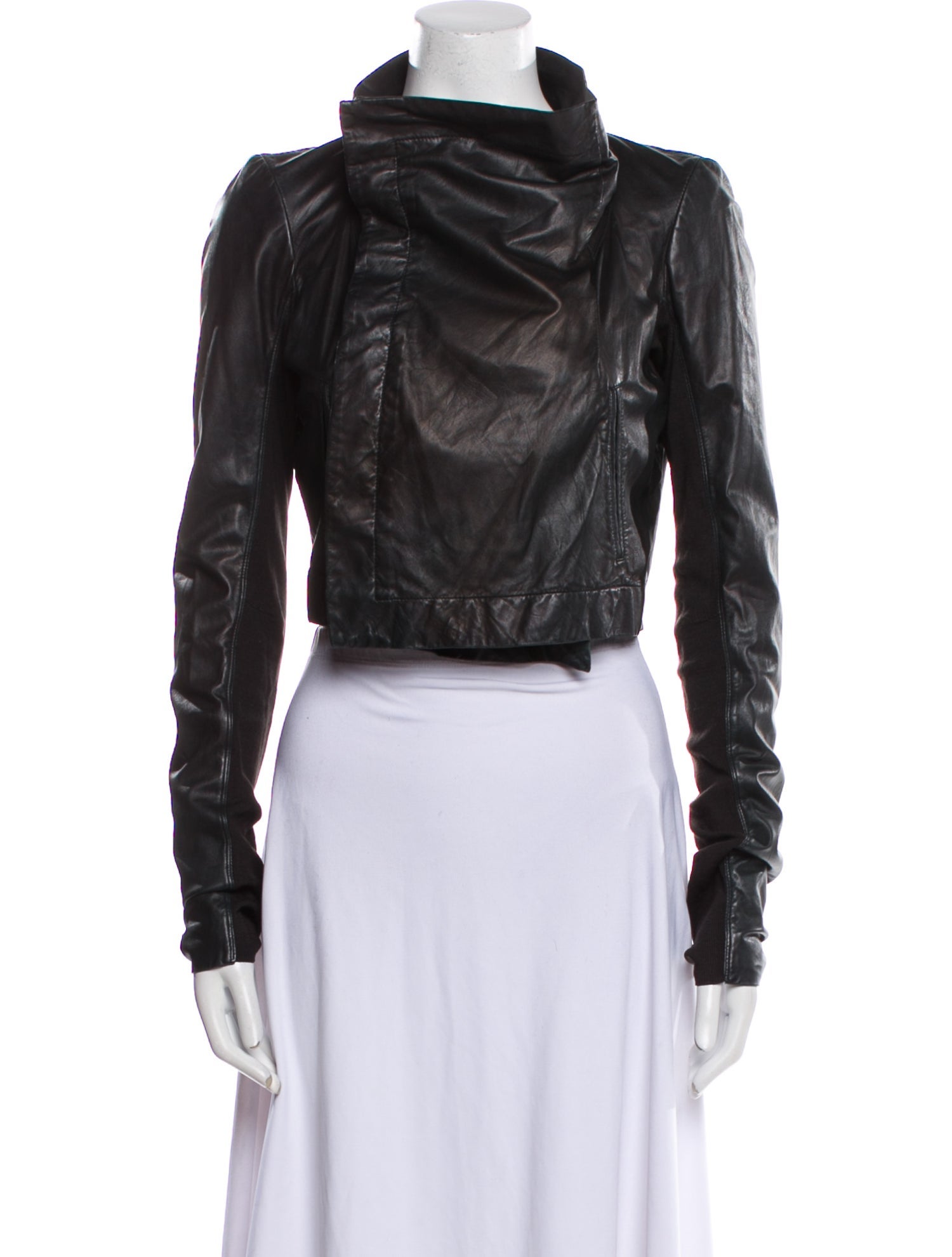 Rick Owens Vintage Lamb Leather Biker Jacket