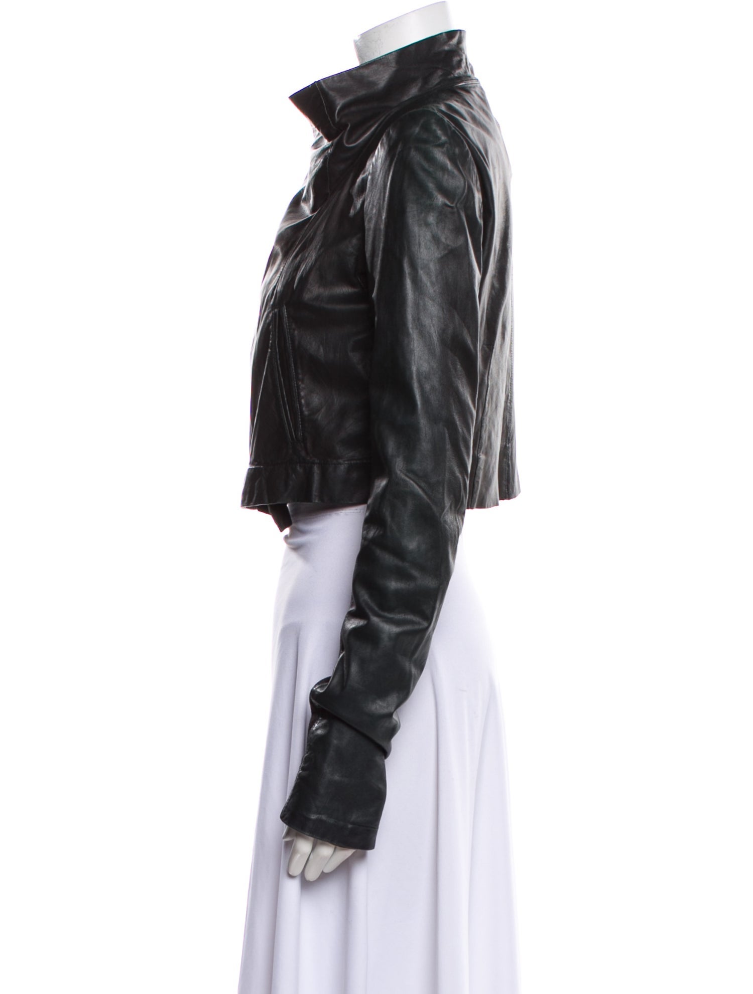 Rick Owens Vintage Lamb Leather Biker Jacket