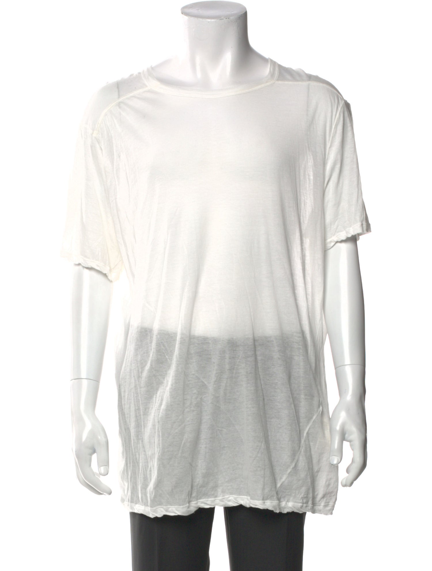 Rick Owens Crew Neck Short Sleeve T-Shirt