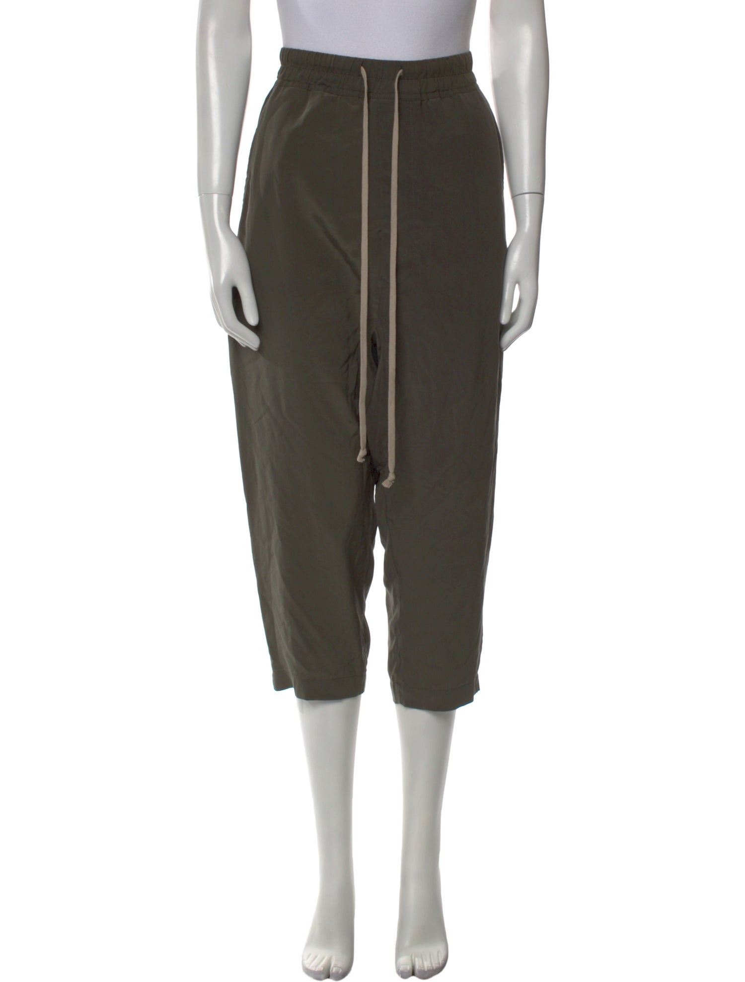 Rick Owens Silk Straight Leg Pants