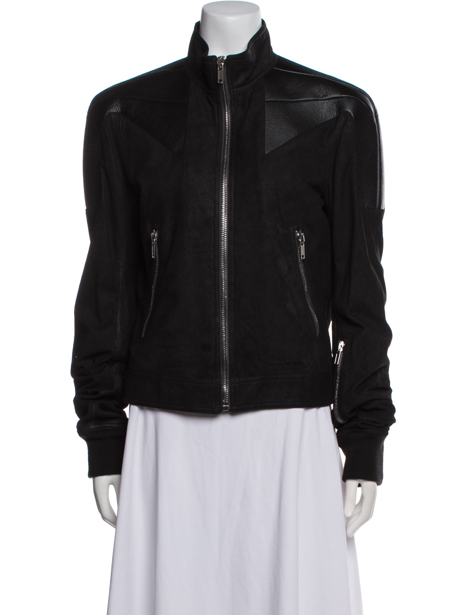 Rick Owens Lamb Leather Biker Jacket