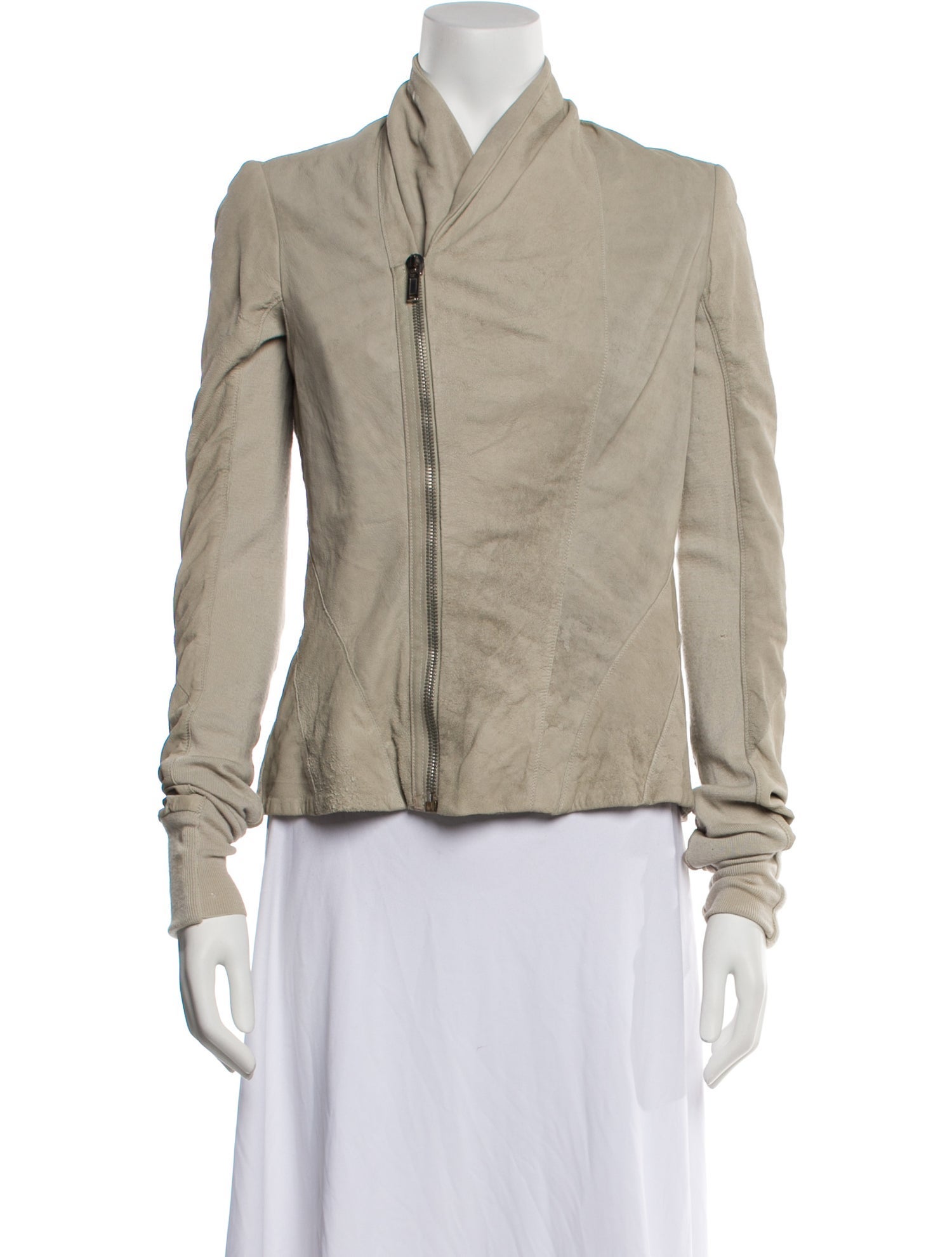 Rick Owens Lamb Leather Biker Jacket