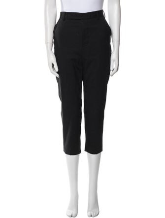 Rick Owens Virgin Wool Straight Leg Pants
