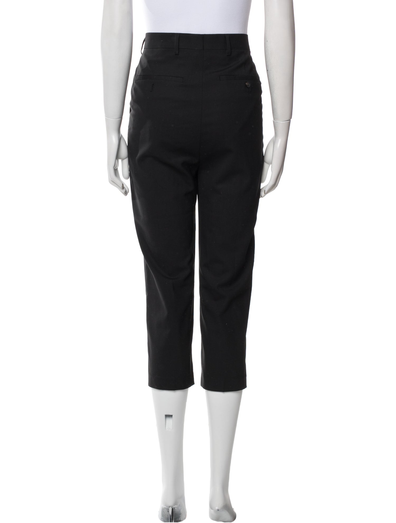 Rick Owens Virgin Wool Straight Leg Pants